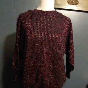 Vintage Purple Sparkley Sweater
